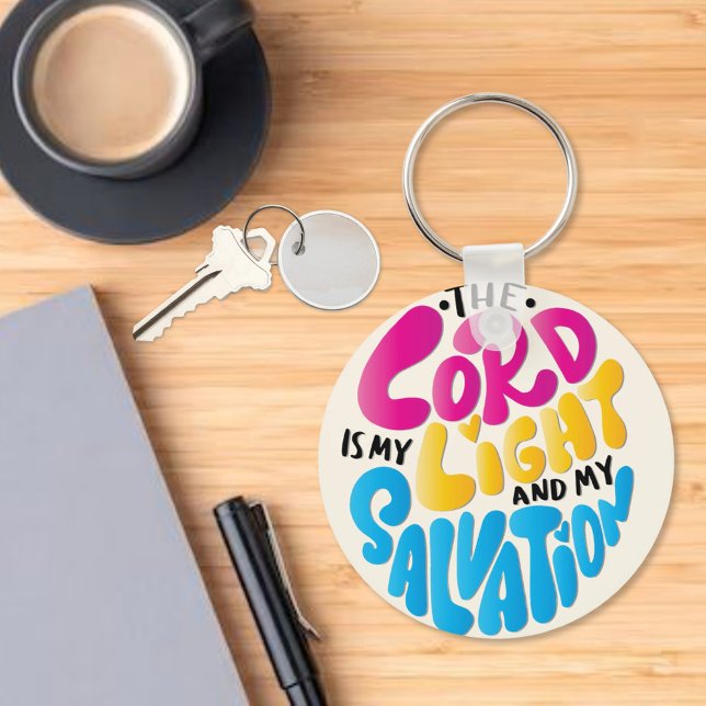 Herren är nyckelkedjan Mitt ljus och min räddning Nyckelring (Skapare uppladdad)