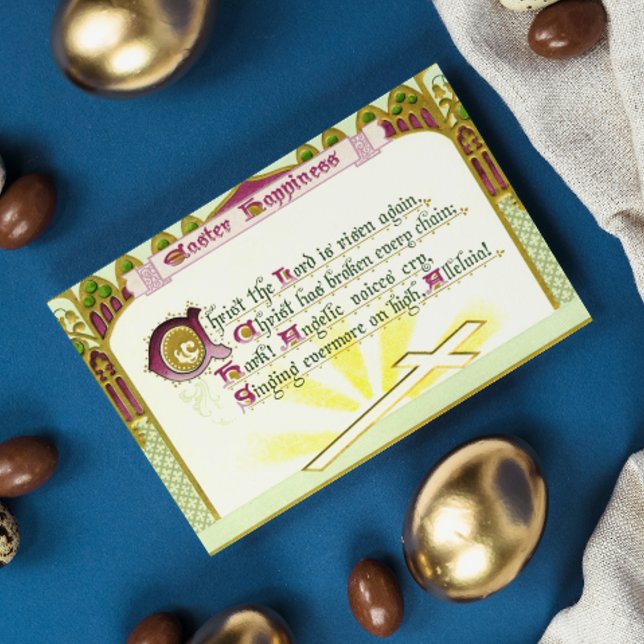 Herren är på väg igen Hymn Påsk Card Hälsningskort (Skapare uppladdad)