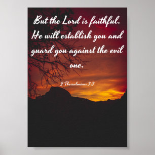 Herren är trogen - Bibel Poster
