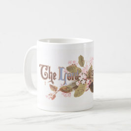 "Herren är Uppstånden" Vintage Påskblommor Kaffemugg