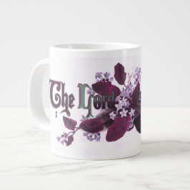 "Herren är Uppstånden" Vintage Påskkonst aubergine Jumbo Mugg
