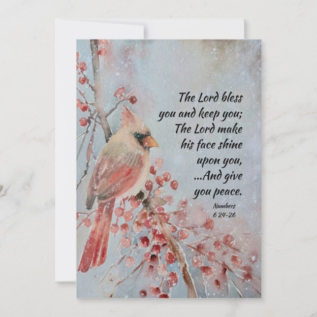 Herren Bless, du inspirerande jul Julkort (Framsida)