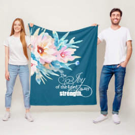 Herren-blommigtens Joy Fleecefilt