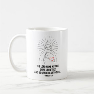 Herren får Ansikte att skina på dem Kaffemugg