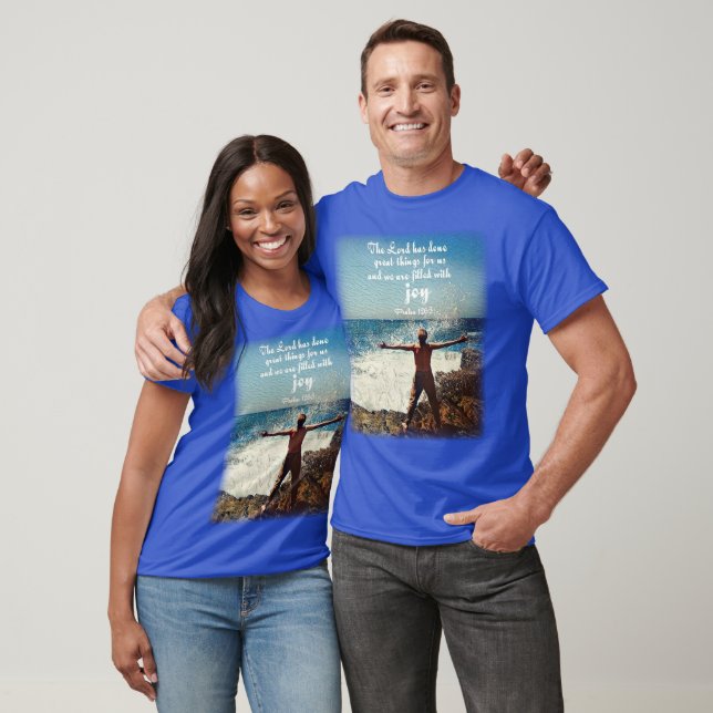 Herren har gjort underbart sak för oss... t shirt (Unisex)