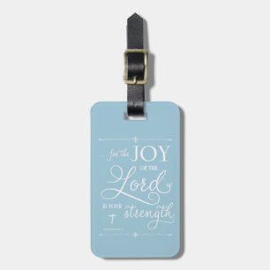 Herren Joy - Nehemiah 8:10 Bagagebricka