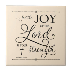 Herren Joy - Nehemiah 8:10 Kakelplatta