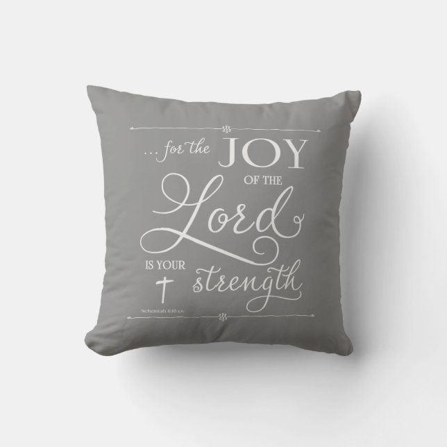 Herren Joy - Nehemiah 8:10 Kudde (Framsida)