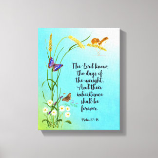 Herren känner till upprätt dagar canvastryck