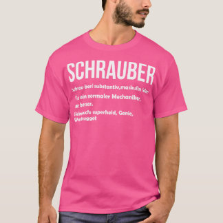 Herren KFZ Mechaniker Mechatroniker Schrauber Defi T Shirt