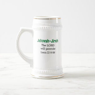 Herren kommer att ge bibelns Grönt och vit Sejdel