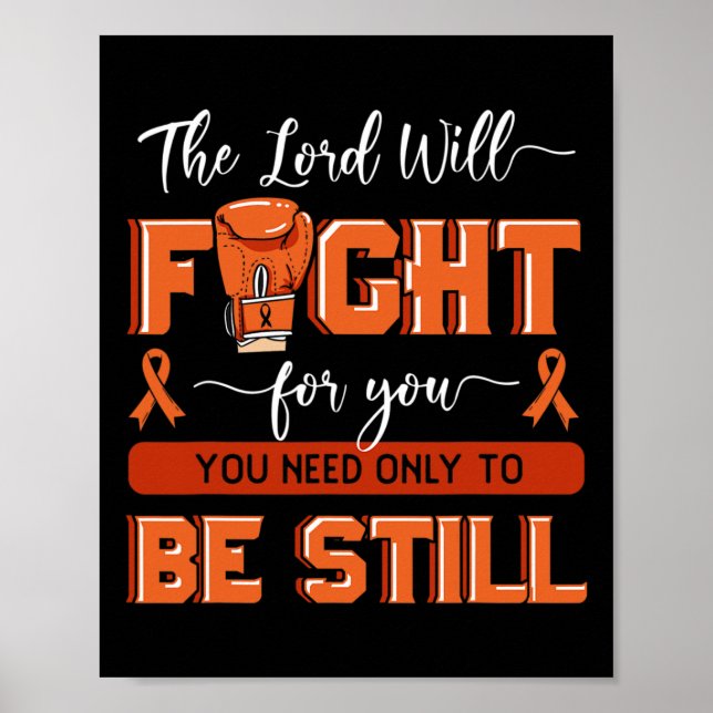 Herren kommer att kämpa för dig, Leukemia Awarenes Poster (Framsidan)