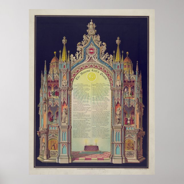 Herren Masons bön [1892] Poster (Framsidan)