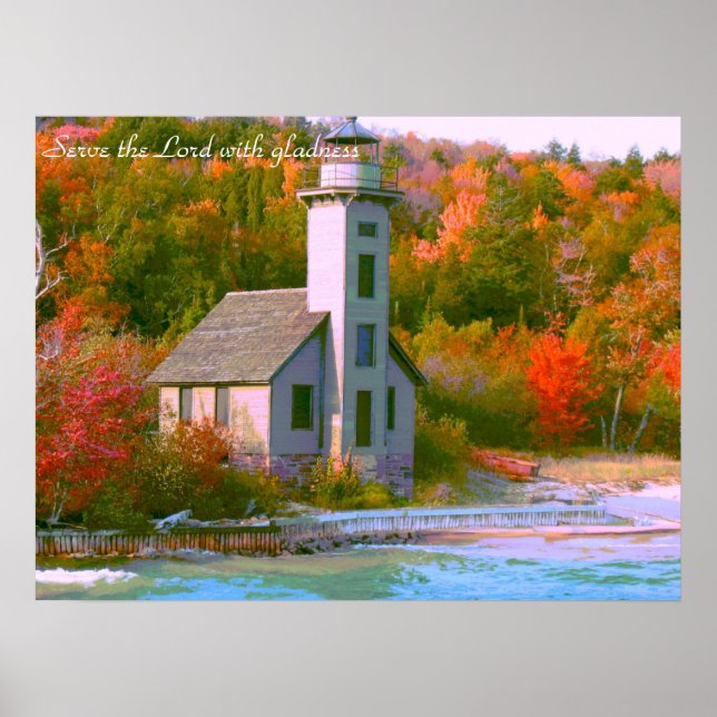  Herren med glädje Poster (Framsidan)