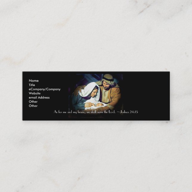  Herren Mini Visitkort (Framsida)