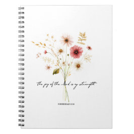 Herren minimalistisk blommigts Joy Anteckningsbok