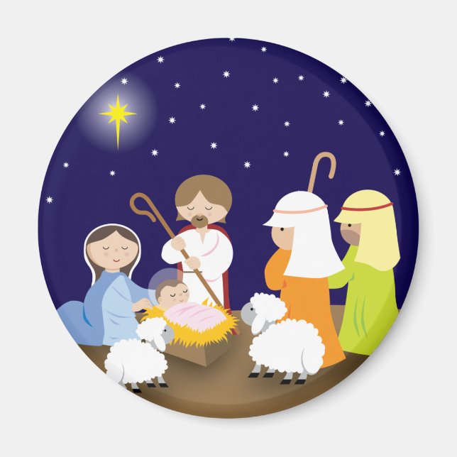 Herren Nativitet Magnet (Framsidan)