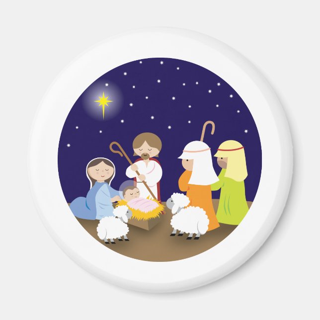 Herren Nativitet Magnet (Framsidan)