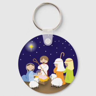 Herren Nativitet Nyckelring