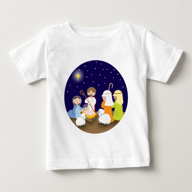 Herren Nativitet T-shirt (Framsida)