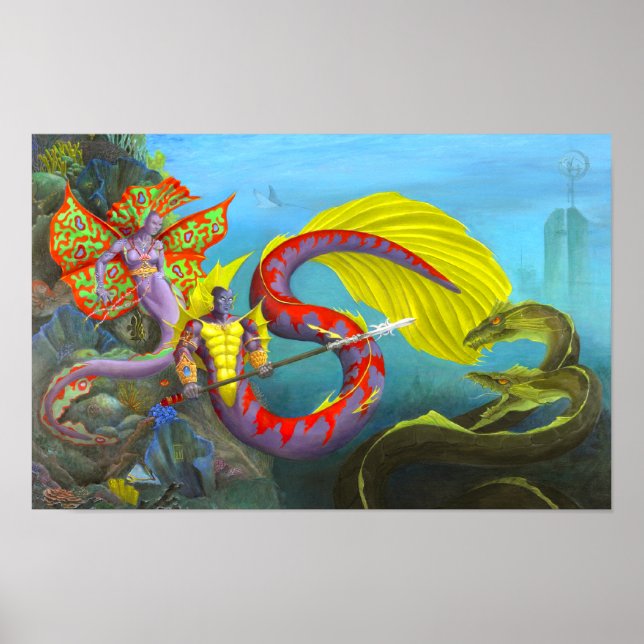 Herren och Damen av Atlantis Poster (Framsidan)