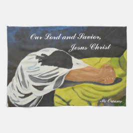 Herren och Savior, Jesus Kristus Kitchen Towel Kökshandduk