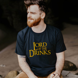 Herren över drycker - Roligt och sarkastiskt T Shirt