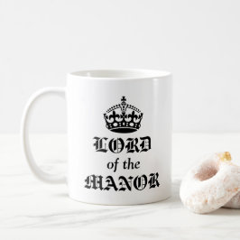 Herren på manor Krona temed Kaffemugg