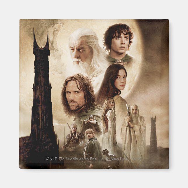 Herren på Ringar: Filmen Två Torn Poster Magnet (Framsidan)
