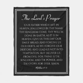 Herren Prayers uppmuntran Fleecefilt