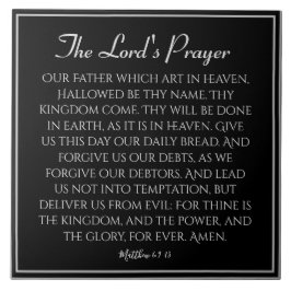 Herren Prayers uppmuntran Kakelplatta