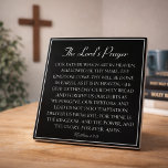 Herren Prayers uppmuntran Kakelplatta<br><div class="desc">"The Lord's prayer, Vår Far, som är i himlen, tillät ditt Namn, ditt kungliga kom, de kommer att bli gjorda, på jorden som det är i himlen. Ge i dag vårt dagliga bröd. Och förlåta våra skulder, vi förlåter våra gäldenärer. Och leda oss inte in i frestelsen, utan ge oss...</div>
