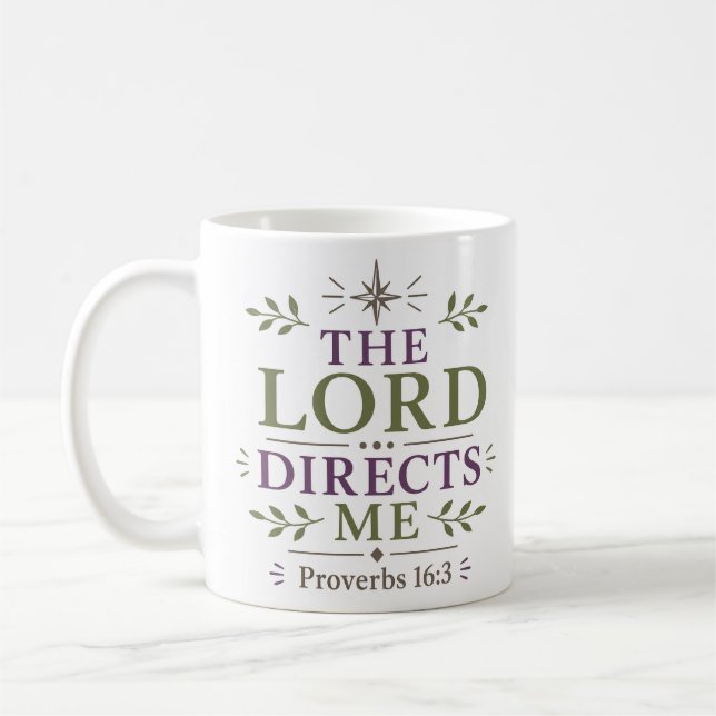 Herren styr mig Kristet morgonandakt Kaffemugg (Vänster)