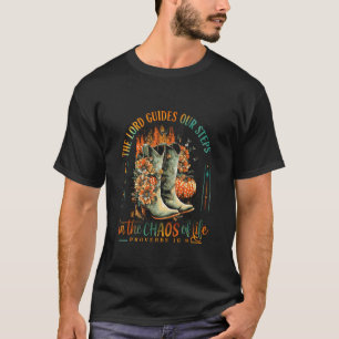 Herren styr våra steg i livets kaos t shirt