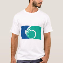 Herren T-shirt med Ottawas flagga, Kanada