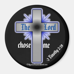 Herren valde mig Bible Quote Magnet