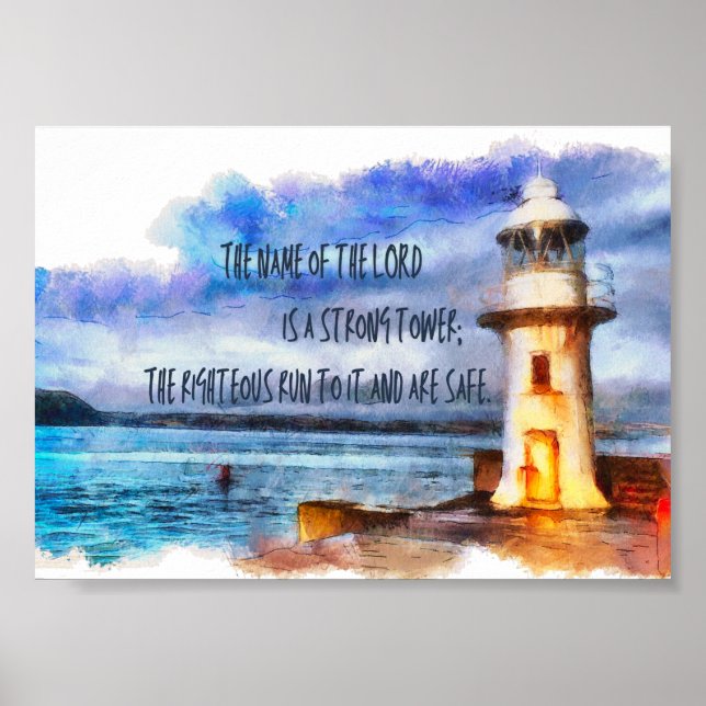 Herren Vår starka Torn Poster (Framsidan)