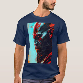 Herren vid krig-kratos t-shirt