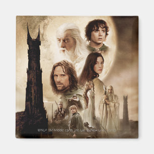 Herren vid Ringar: Filmen Två Torn Poster Magnet