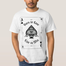 Herrens Ace of Spades skjorta T Shirt