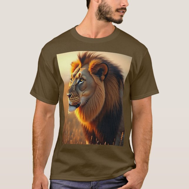 Herrens Basic Mörk T-Shirt (Framsida)