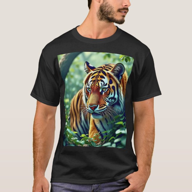 Herrens Basic Mörk T-Shirt (Framsida)