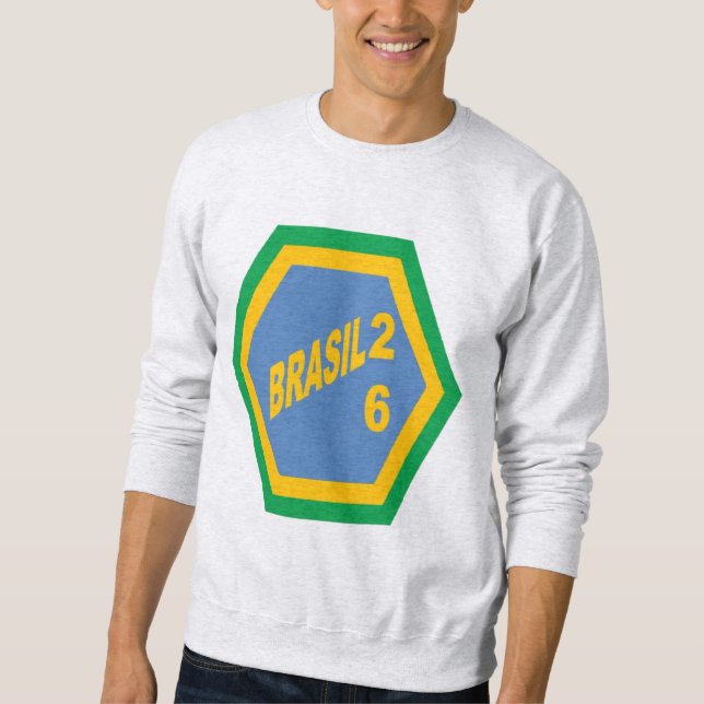Herrens basic sweatshirt ask BRASIL 26 (Framsida)