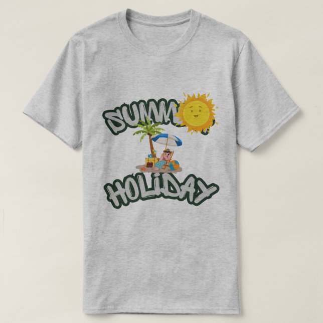 Herrens Basic T-Shirt Sommarlov (Design framsida)