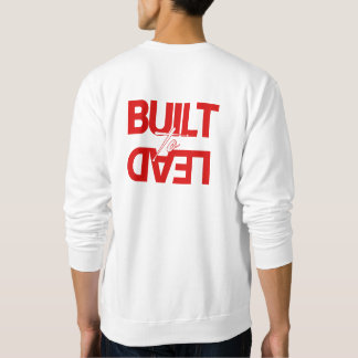 Herrens "Built to Lead" svetströja fram och bak Lång Ärmad Tröja