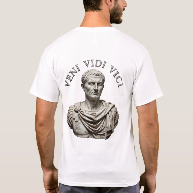 Herrens Cuisser Design T-Shirt – Stilig Rustningsi (Baksida)
