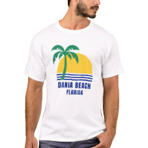 Herrens Dania Beach Florida T-Shirt