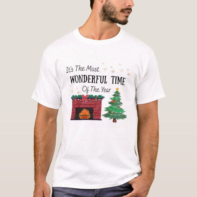 Herrens Den Mest Underbara Tiden På Året T-Shirt (Framsida)