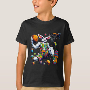 Herrens Dunk Påskharen Bysketbyll T-shirt Gåva Poj