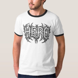 Herrens Edgy HERO Streetwear-skjorta | Gothic Meta T Shirt